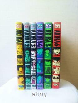 AKIRA Japanese language Complete Vol. 1-6 set Manga Comics Katsuhiko Otomo