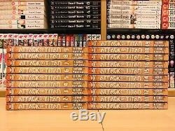 ATTACK ON TITAN 1-19 Manga Collection Complete Run Volumes Set ENGLISH RARE