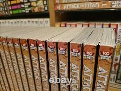 ATTACK ON TITAN 1-27 Manga Set Collection Complete Run Volumes ENGLISH