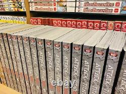 ATTACK ON TITAN 1-30 BEFORE THE FALL 1-17 Manga Set Collection Complete ENGLISH