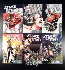 ATTACK ON TITAN Complete English Series Set (Volumes 1-34) Kodansha Manga