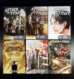 ATTACK ON TITAN Complete English Series Set (Volumes 1-34) Kodansha Manga