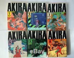 Akira Vol. 1-6 Manga Complete Lot Set Comics Japanese Edition FREE SHIPPING