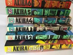 Akira Vol. 1-6 Manga Complete Lot Set Comics Japanese Edition FREE SHIPPING