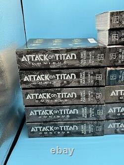 Attack on Titan #1-34 Complete Series Manga Lot Set