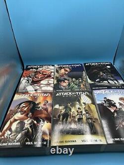 Attack on Titan #1-34 Complete Series Manga Lot Set