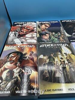 Attack on Titan #1-34 Complete Series Manga Lot Set