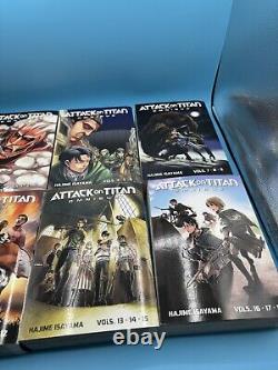 Attack on Titan #1-34 Complete Series Manga Lot Set