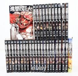 Attack on Titan Japanese Tankobon Vol. 1-34 Full Set Complete Manga Comics NEW