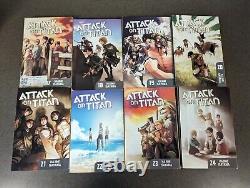 Attack on Titan Manga #1-34 Complete Series + Extras- English