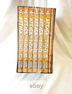 Attack on Titan Manga Complete Collection Vol 1-34 NEW SEALED ENGLISH