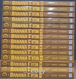 BANANA FISH AKIMI YOSHIDA Manga Anime in English Volumes 1-19 Viz complete set