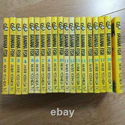 BANANA FISH Akimi Yoshida vol. 1-19 Complete set Comics Manga anime USED Yellow