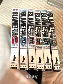 BLAME! New Edition Manga Comic Vol. 1-6 Complete Set Tsutomu Nihei Used