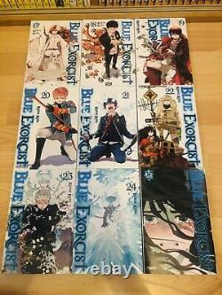 BLUE EXORCIST 1-25 Manga Set Collection Complete Run Volumes ENGLISH RARE