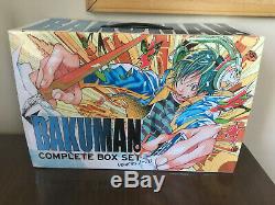 Bakuman Box Set Manga Lot Complete Volumes 1-20 English Viz + Posters & Extras