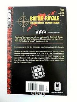 Battle Royale English Manga Complete Set Vol. 1-15 OOP Tokyo Pop Ships Next Day