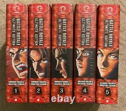 Battle Royale Ultimate Edition Manga 1-5 Mostly sealed volumes COMPLETE OOP