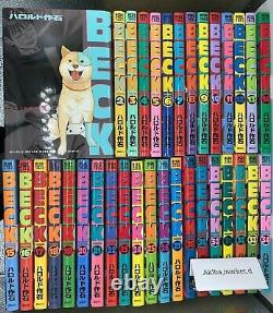 Beck Japanese language Vol. 1-34 Complete Full set Manga Comics