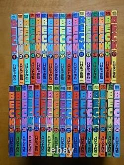 Beck Japanese language Vol. 1-34 Complete Full set Manga Comics USED anime