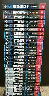 Btooom! English Manga Vol 1-26 Dark Light Ending Complete Mint OOP 10 11 13 14