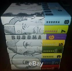 Buddha Manga Hardcover 1-8 Complete Set(Vol. 6 NOT hardcover) English lot book