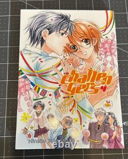CHALLENGERS English Manga VOL. 1-4 COMPLETE SET TAKANAGA Drama Queen 2006