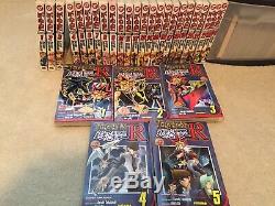 COMPLETE SET Yugioh Manga Vol 1-24 & R 1-5 Duelist Kingdom / Battle City YGO Lot