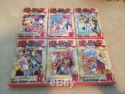 COMPLETE SET Yugioh Manga Vol 1-24 & R 1-5 Duelist Kingdom / Battle City YGO Lot