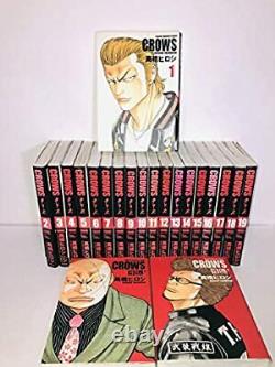CROWS comic 1-21 vol complete set Manga Japanese Language Used