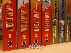 CRYING FREEMAN 1-4 OFFERED 1-2 WOUNDED MAN Manga Collection Complete Set ENGLISH