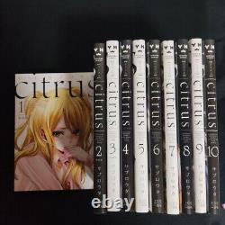 Citrus Vol. 1-10 Complete full set Japanese language Manga Comics Yuri Saburouta