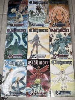 Claymore Manga Vol 1 27 COMPLETE SET ENGLISH Viz Media Norihiro Yagi
