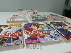 Code Geass Huge Lot of 10 English Manga First Editions Missing Vol 7 Complete