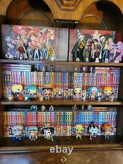 Complete One Piece Manga, Light Novel And Figure Set With Rare Figures