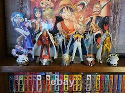 Complete One Piece Manga, Light Novel And Figure Set With Rare Figures