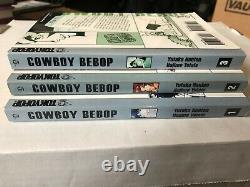 Cowboy Bebop Manga 1, 2, & 3 Tokyo Pop Complete Set