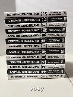 Deadman Wonderland COMPLETE English set volumes 1-13 RARE! Jinsei Kataoka manga