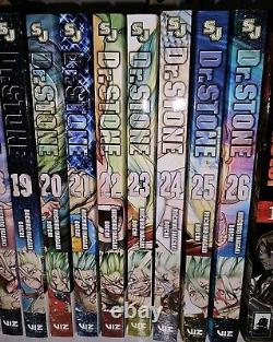 Dr stone manga complete english lot vol 1-26 + reboot