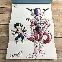 Dragon Ball Complete Artbook 1-7 Japanese Manga Hardcover Set with Posters