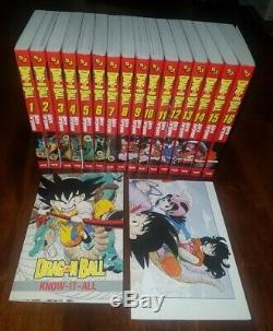 Dragon Ball English Manga Complete Box set Volume 1-16 WithBox graphic novel lot