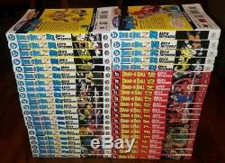 Dragon Ball and Dragon Ball Z manga sets both complete English graphic novels
