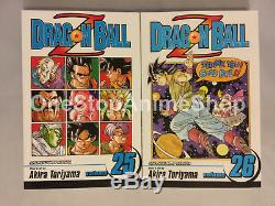 Dragonball Z manga set volumes 1-26 english paperback complete new