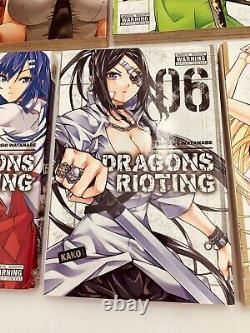 Dragons Rioting English Manga Set Complete Series Volumes 1-9 OOP