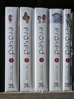 Erased 1-5 Manga English New Complete Series, HC Hardcover, Yen, Kei Sanbe