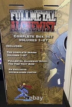 FULLMETAL ALCHEMIST Volumes. 1-27 Complete Manga Box Set ENGLISH (with Poster)