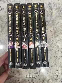 Flowers and Bees Volumes 1-5, 7 English Manga Set Complete Series Moyoco Anno