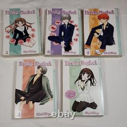 Fruits Basket 1-23 Complete English Manga + Fan Book Cat, Sticker Collection