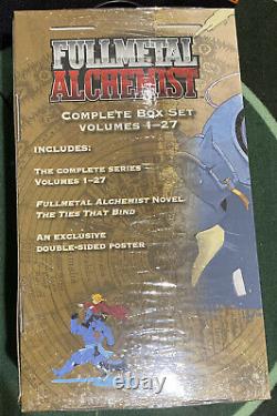 Fullmetal Alchemist Complete Box Set Vol. 1-27 English Manga Poster included