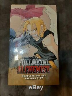 Fullmetal Alchemist Complete Manga Series 1-27 English Box Set. With Poster